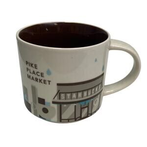 2015 New Starbucks You Are Here Collection Pike Place 14oz Ceramic Coffee Mug